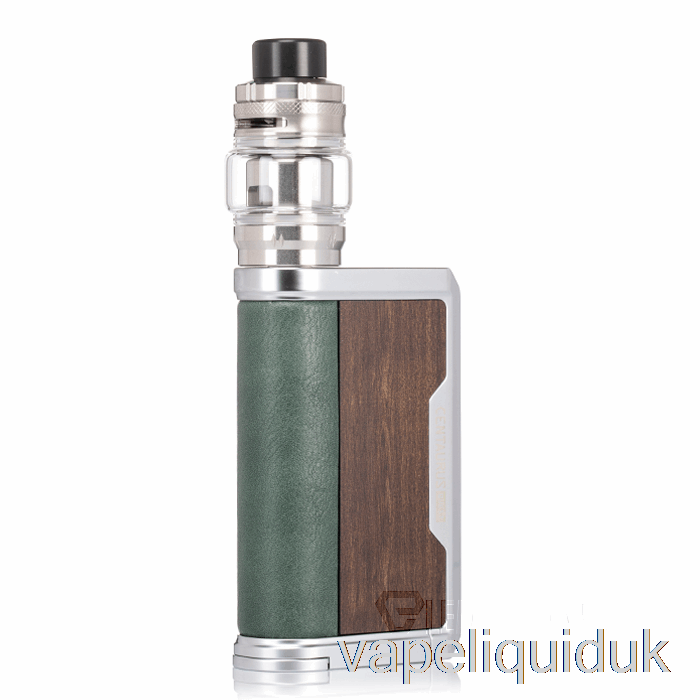 Lost Vape Centaurus Q200 Starter Kit [Centaurus Tank] SS Teak Wood Vape Liquid